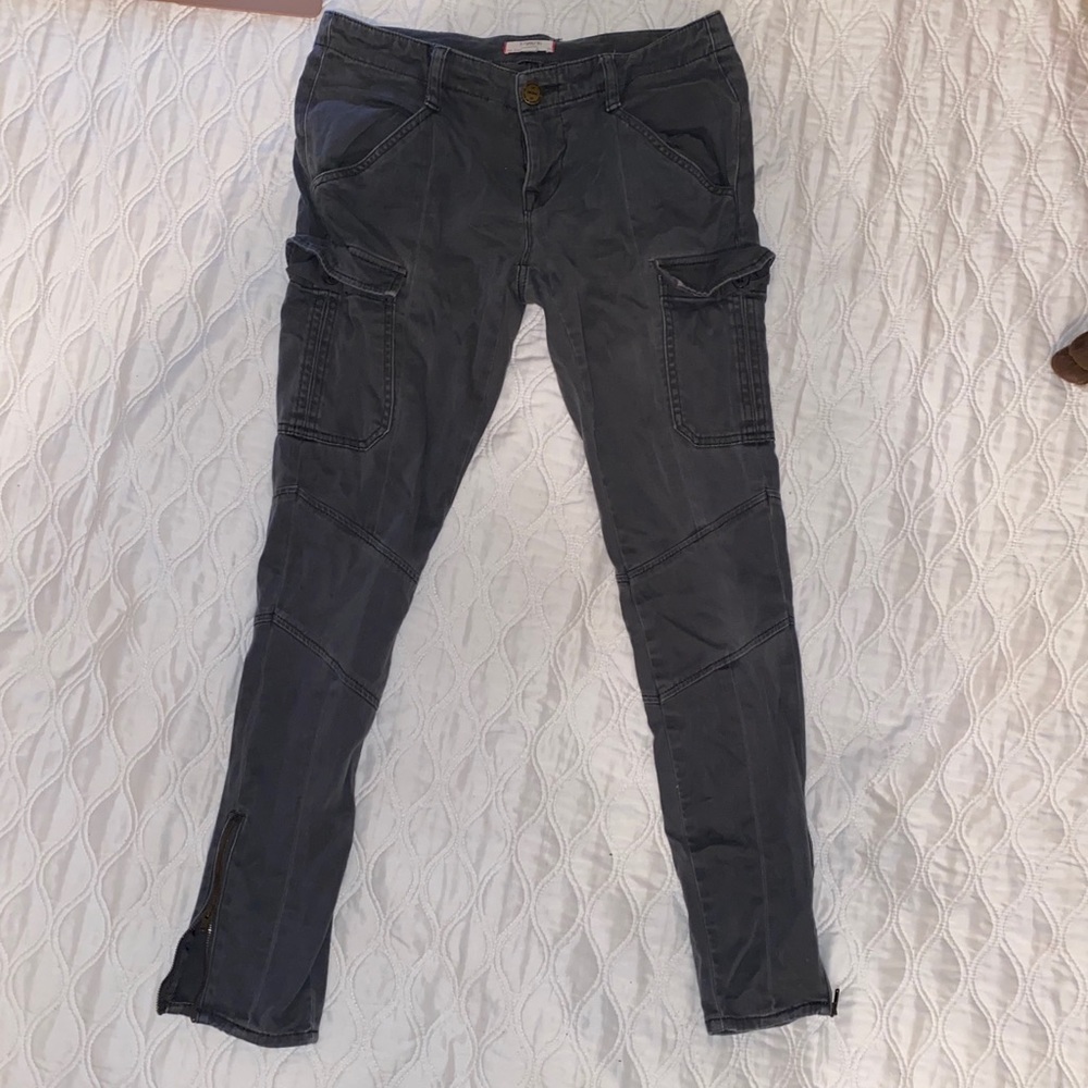 Grey black jeans